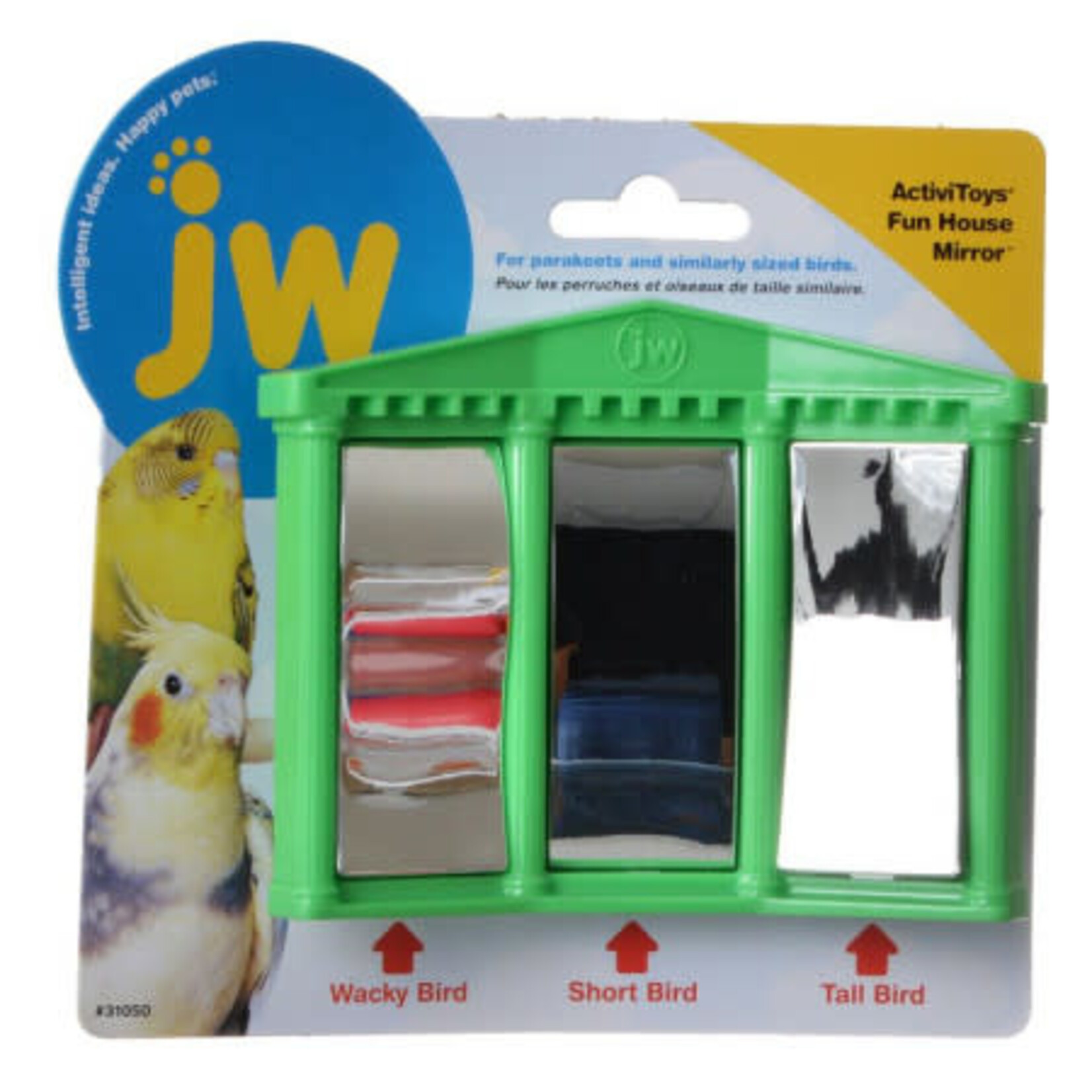 JW JW Bird Fun House Mirror Toy