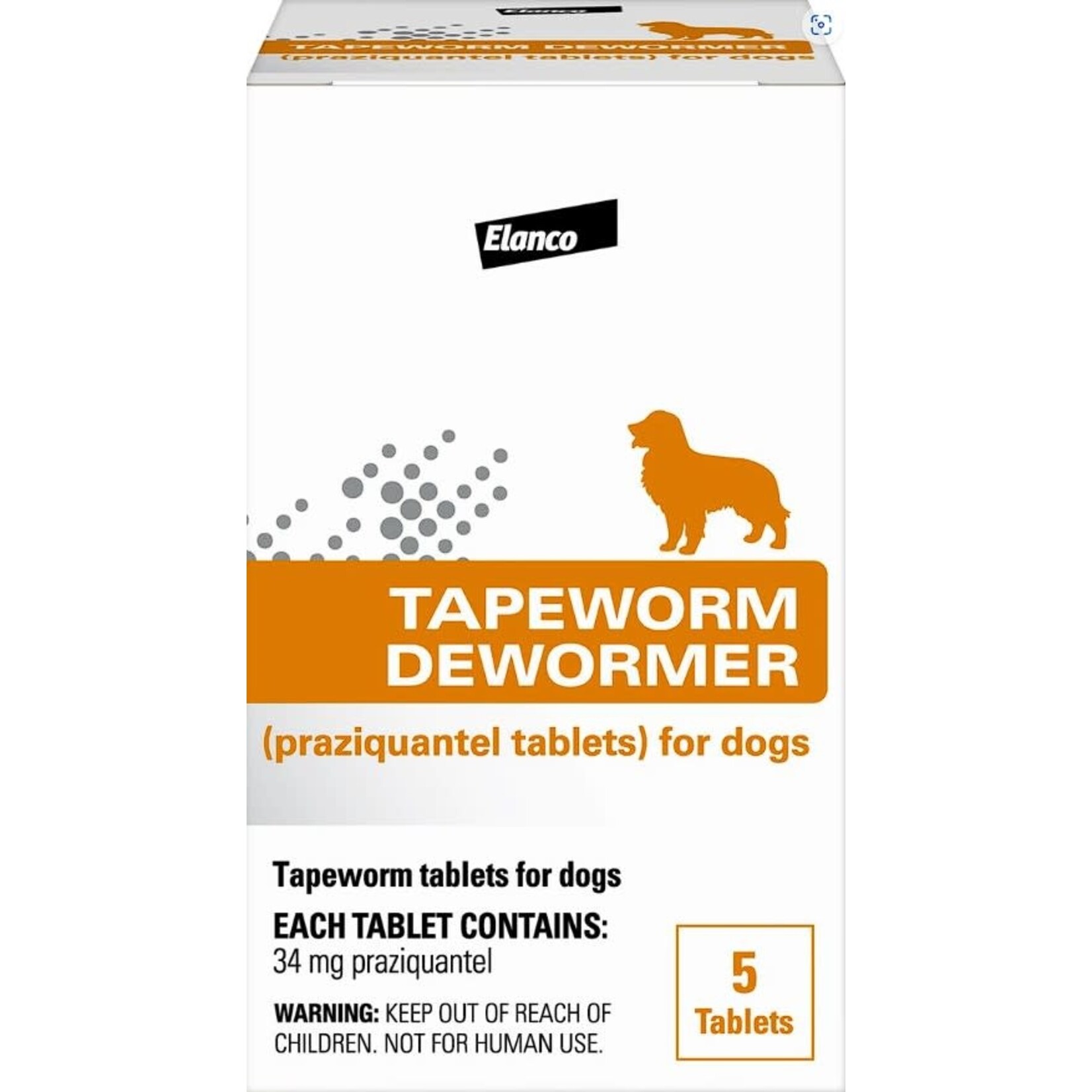 Elanco Bayer Dog Tapeworm Dewormer 5 Count
