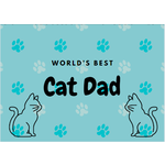 Mack's Craft Loft Mack's Craft Loft Greeting Cards - World's Best Cat Dad