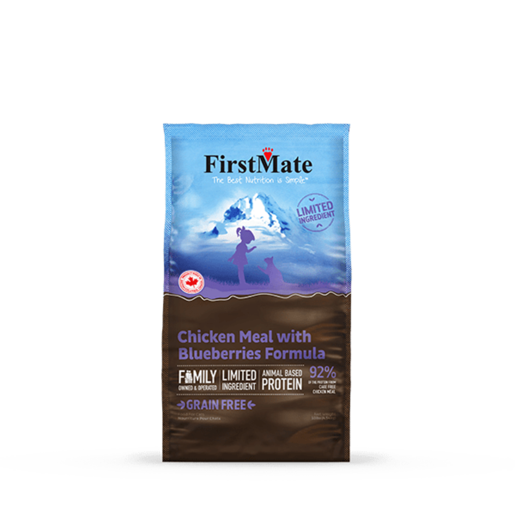 FirstMate FirstMate Cat Grain Free Limited Ingredient Chicken & Blueberry 10lb