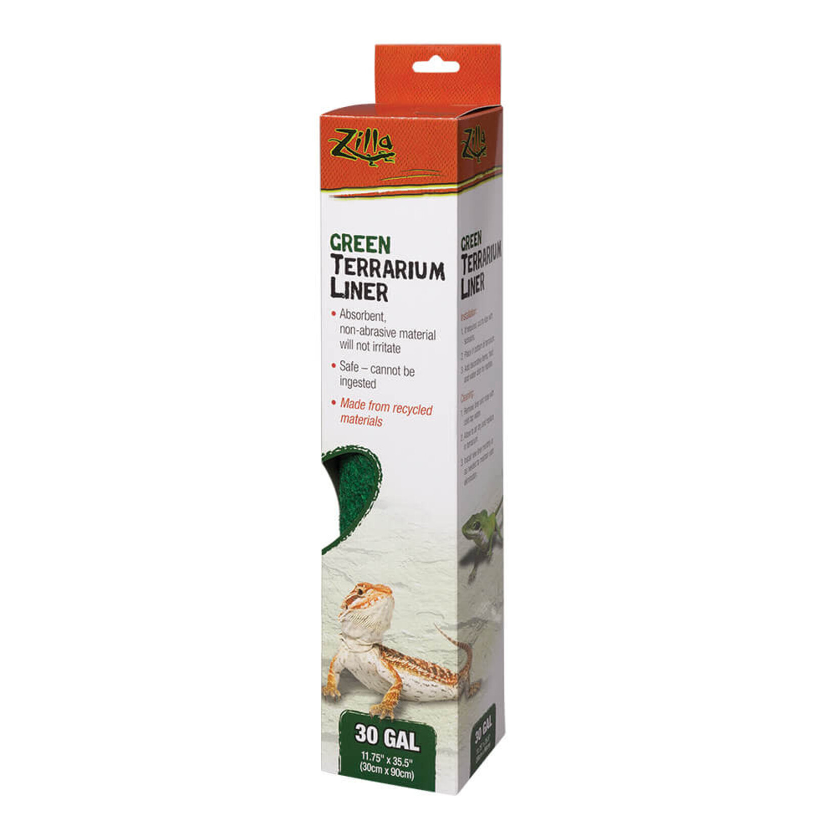 ZILLA Zilla Terrarium Liner Green 30 Gallon