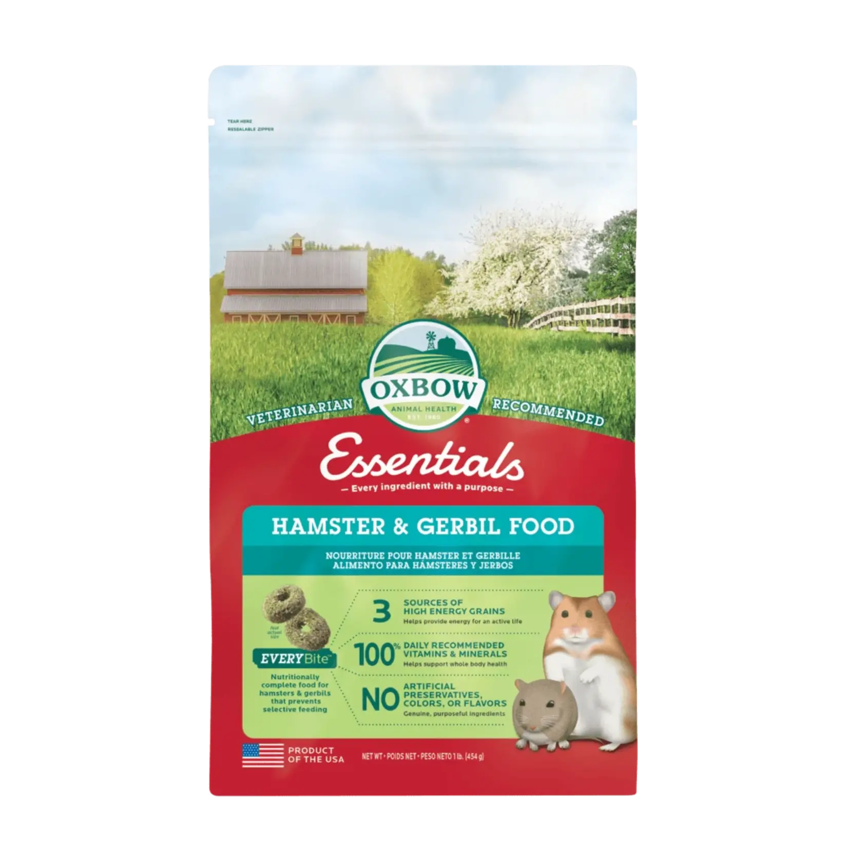 Oxbow Oxbow Essential Hamster/Gerbil Food 1lb