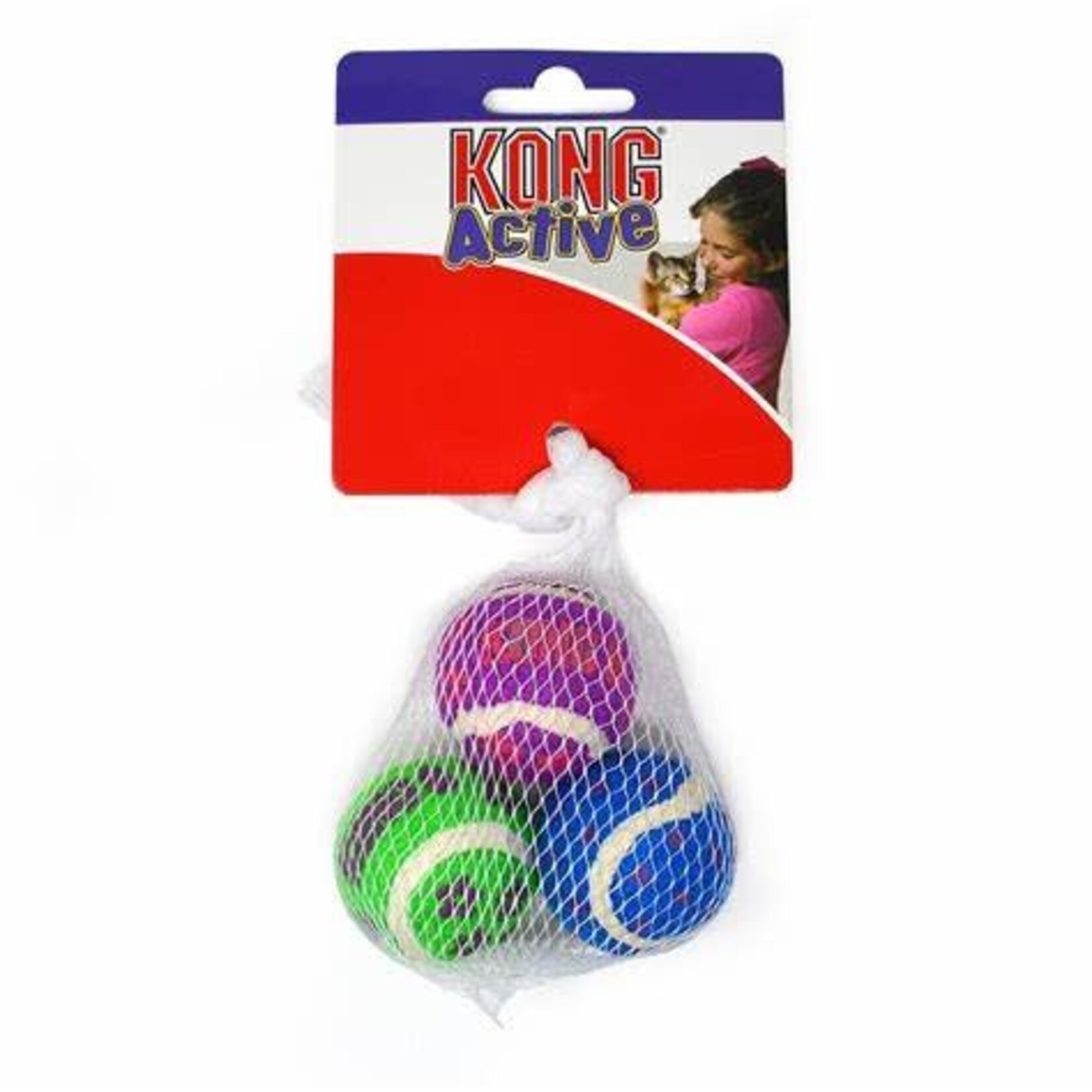 Kong Kong Cat Active Tennis Balls with Bells