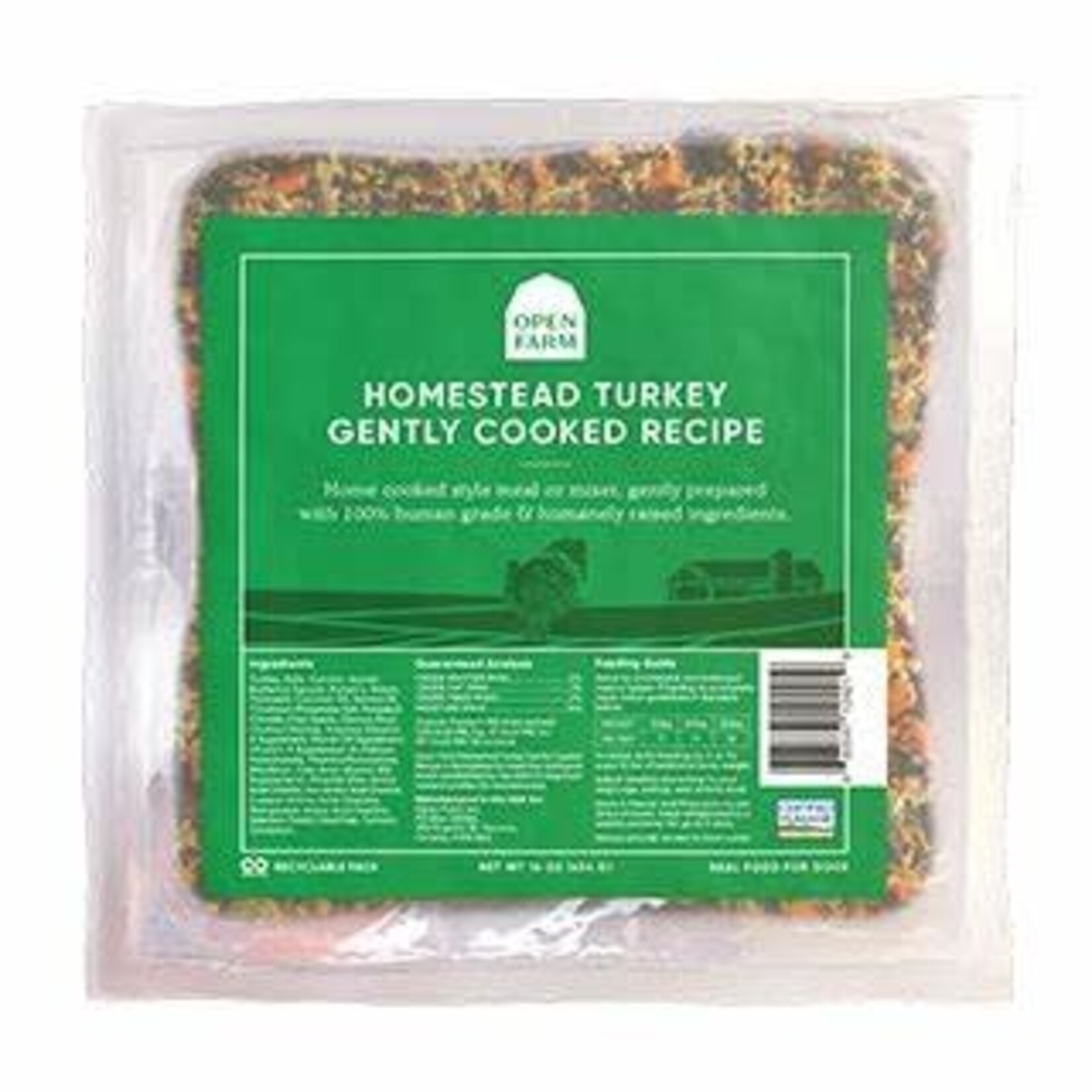 Open Farm Open Farm Dog Frozen Gently Cooked Turkey 8oz