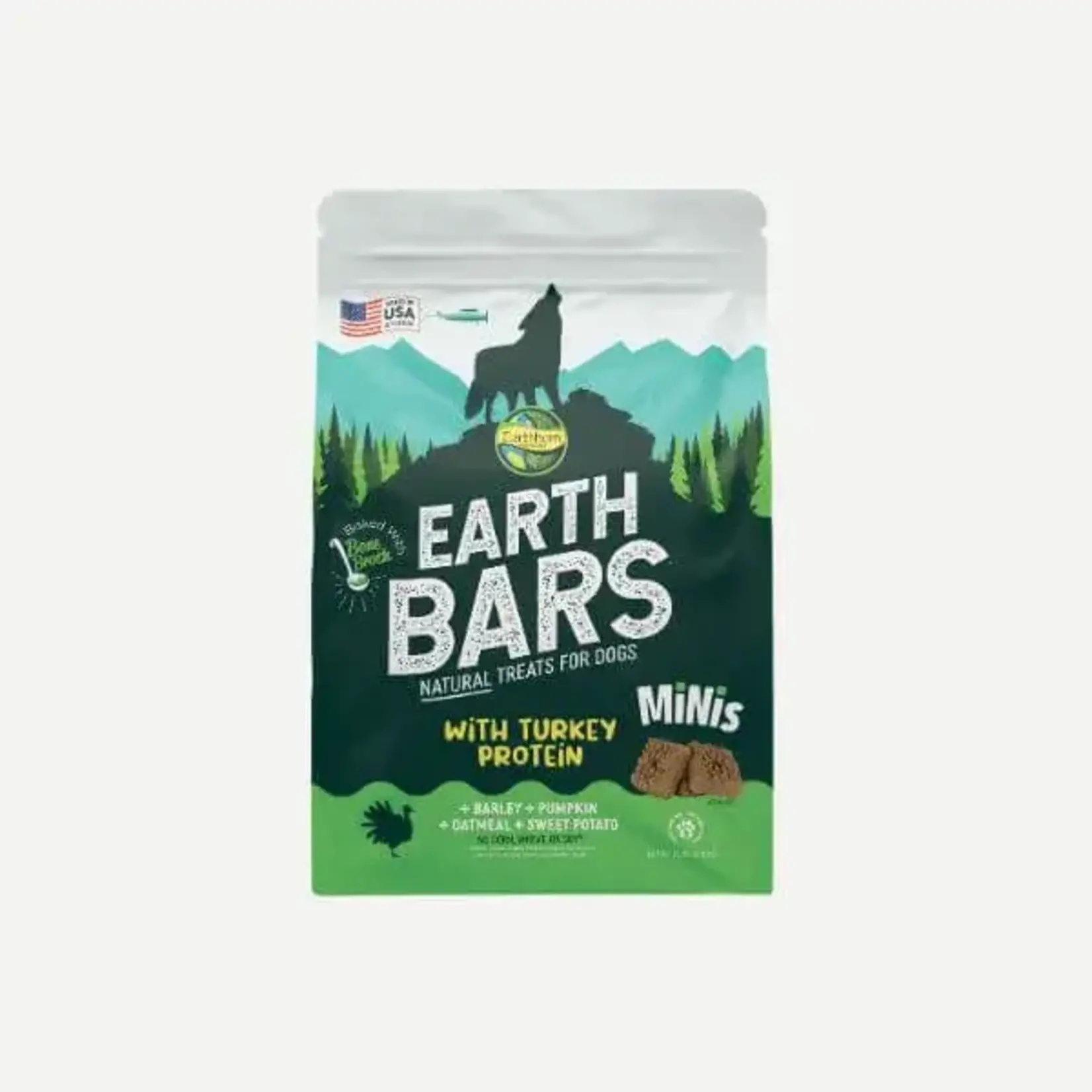 EARTHBORN Earthborn Dog Earth Bars Mini Turkey 10oz