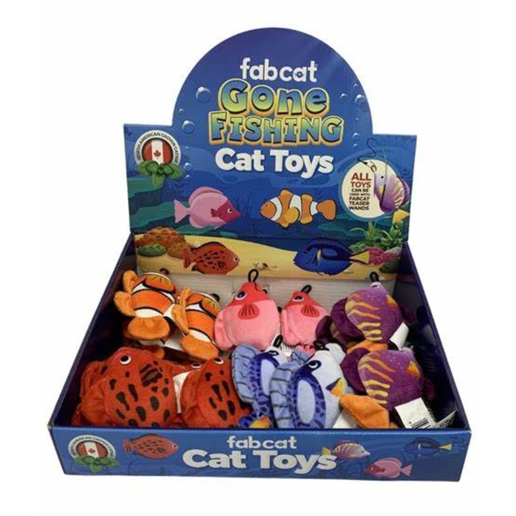 FabCat FabCat Gone Fishing Assorted Toys