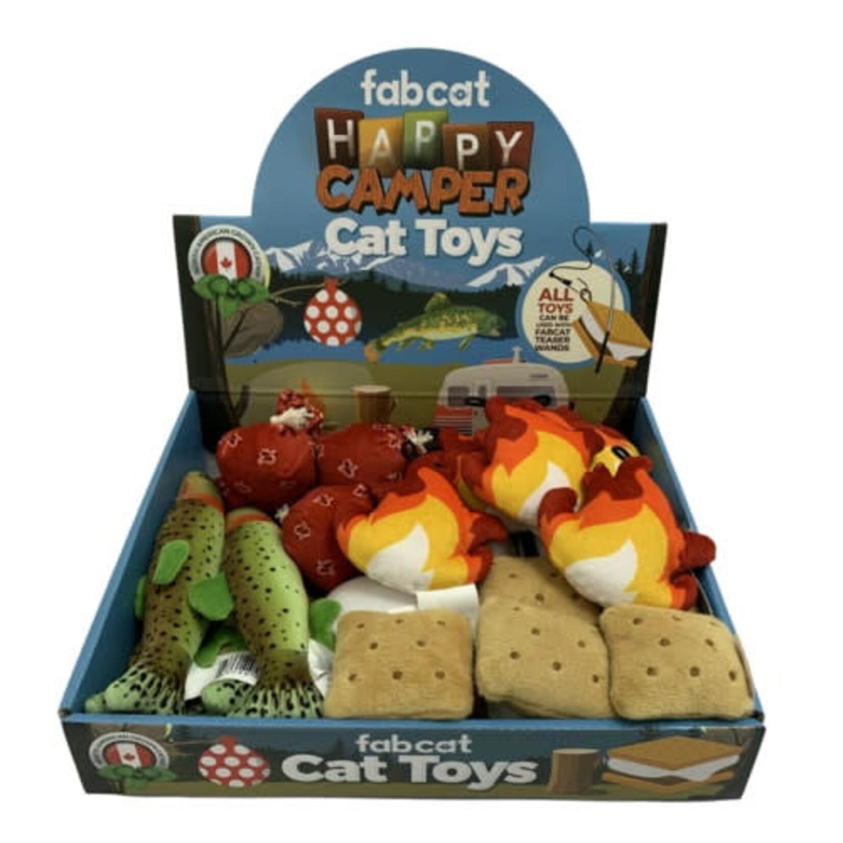 FabCat FabCat Happy Camper Assorted Toys