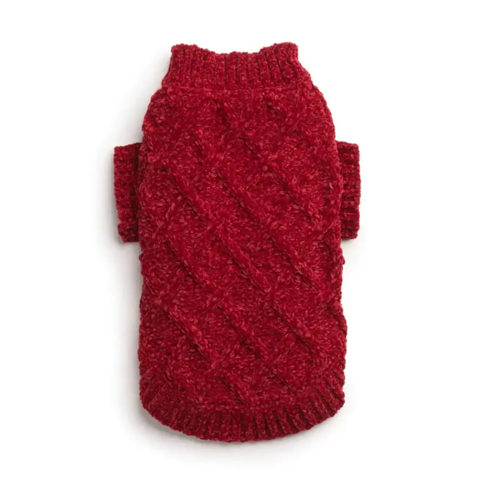 FabDog FabDog Red Chenille Sweater | 20"