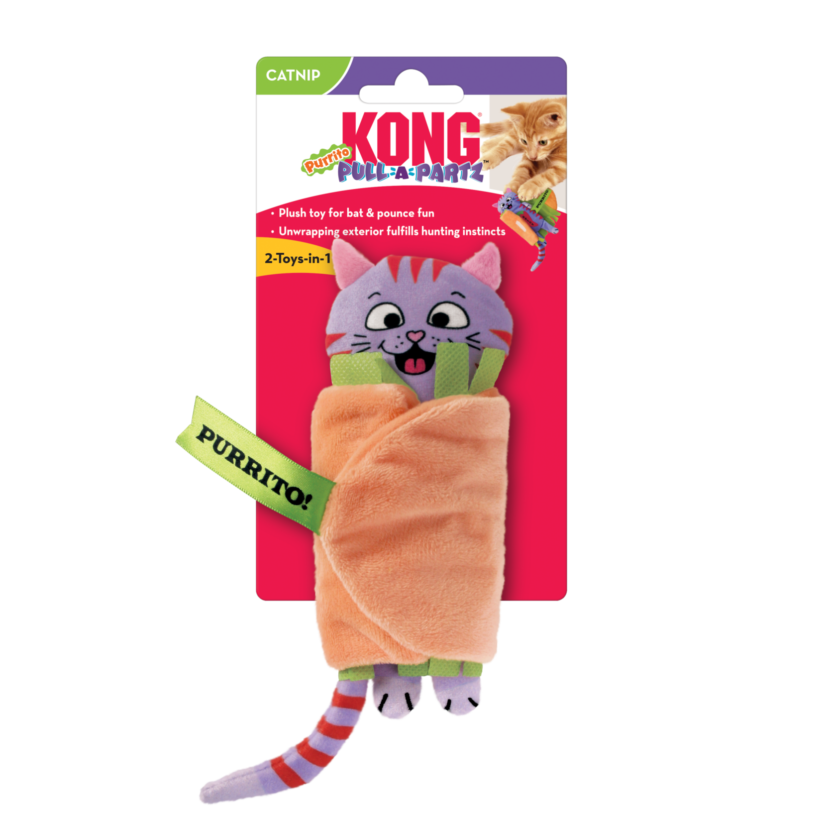 Kong Kong Cat Pull-A-Partz Burrito