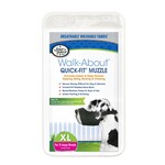 FOUR PAWS Four Paws Dog Walk About Quick Fit Muzzle Black XL/5