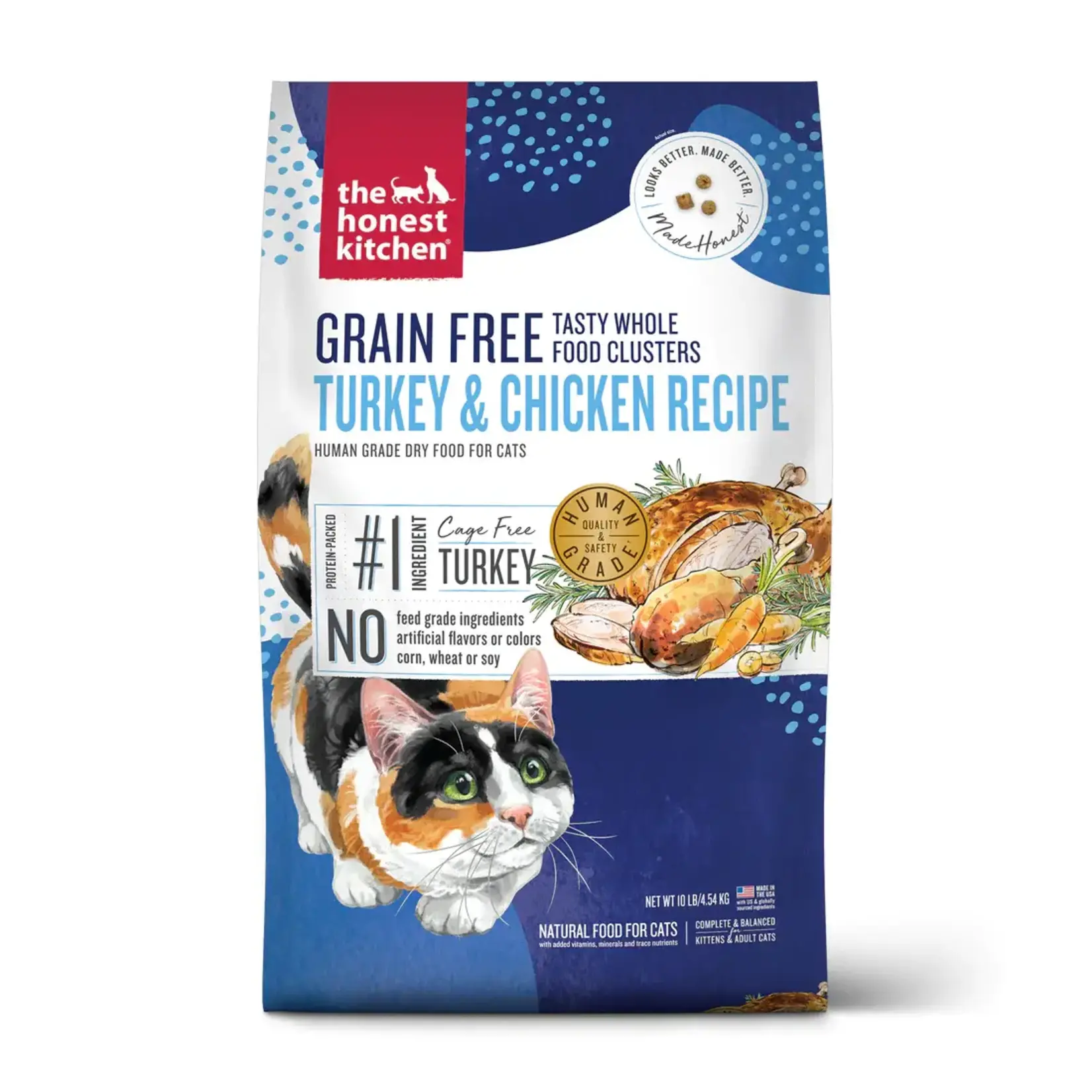 Honest Kitchen Honest Kitchen Cat Grain Free Turkey Clusters 10lb