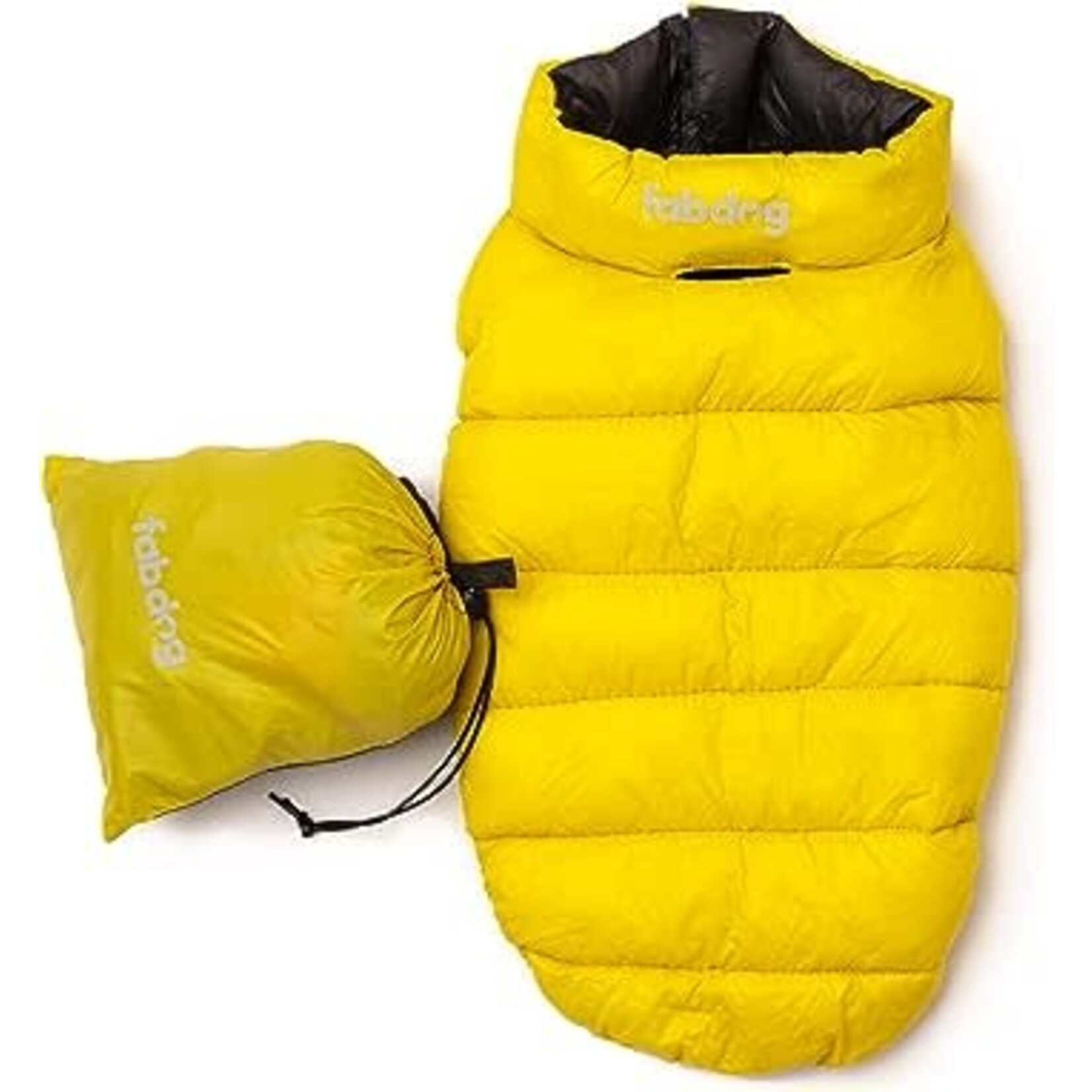 FabDog FabDog Yellow Grey Combo Pack N Go Reversible Puffer | 24"