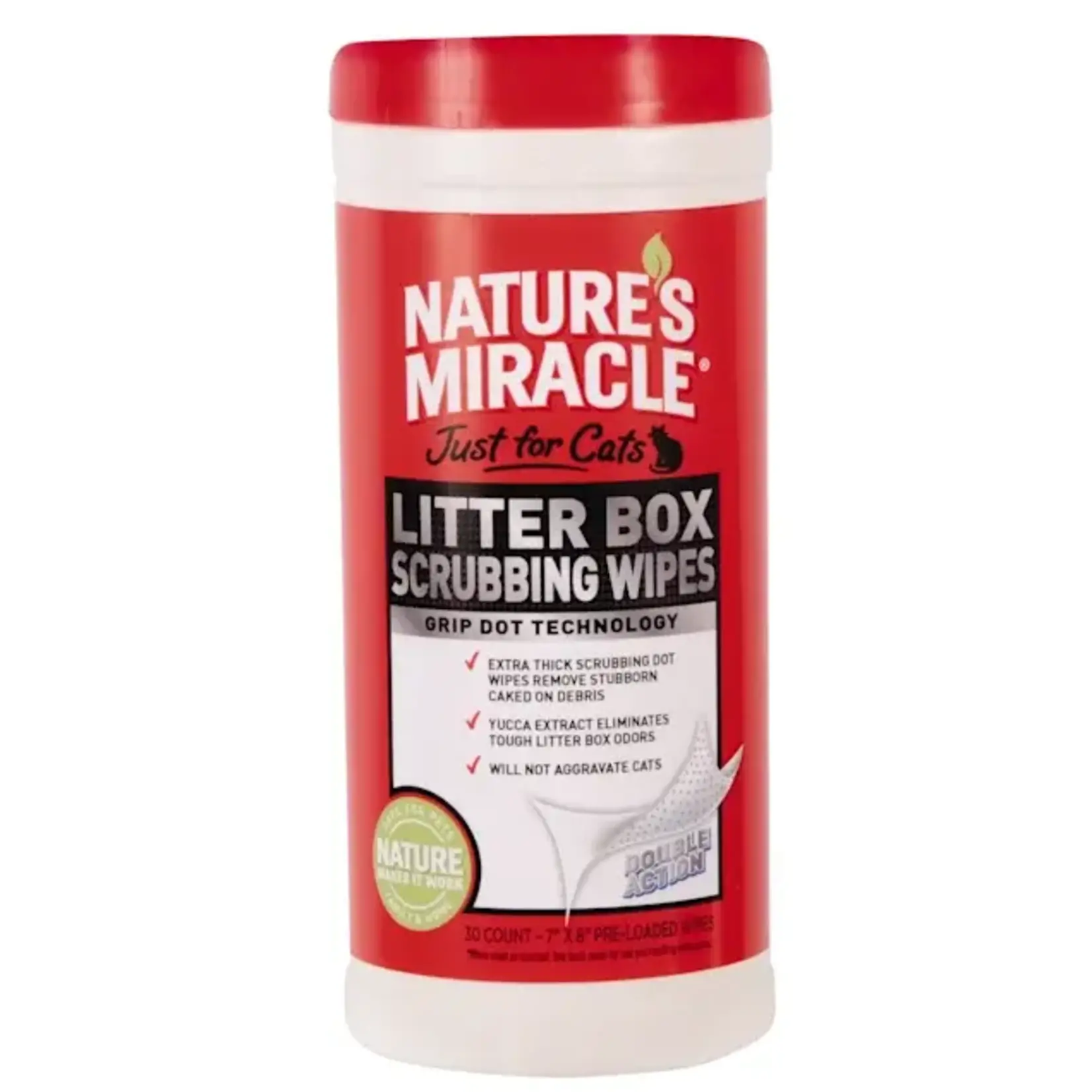 Spectrum Brands Nature's Miracle Cat Box Scrub Wipe 30 Count