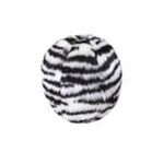 Fluff & Tuff Fluff & Tuff Zebra Ball- Md.