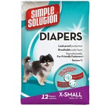 Hero Pet Brands LLC Simple Solution Disposable Diapers XS 12 Count