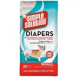 Hero Pet Brands LLC Simple Solution Disposable Diapers Small 12 Pack