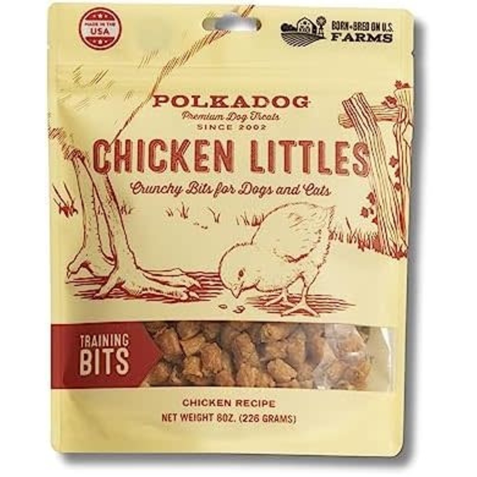 Polka Dog Bakery Polka Dog Chicken Little Bits 8oz Pouch