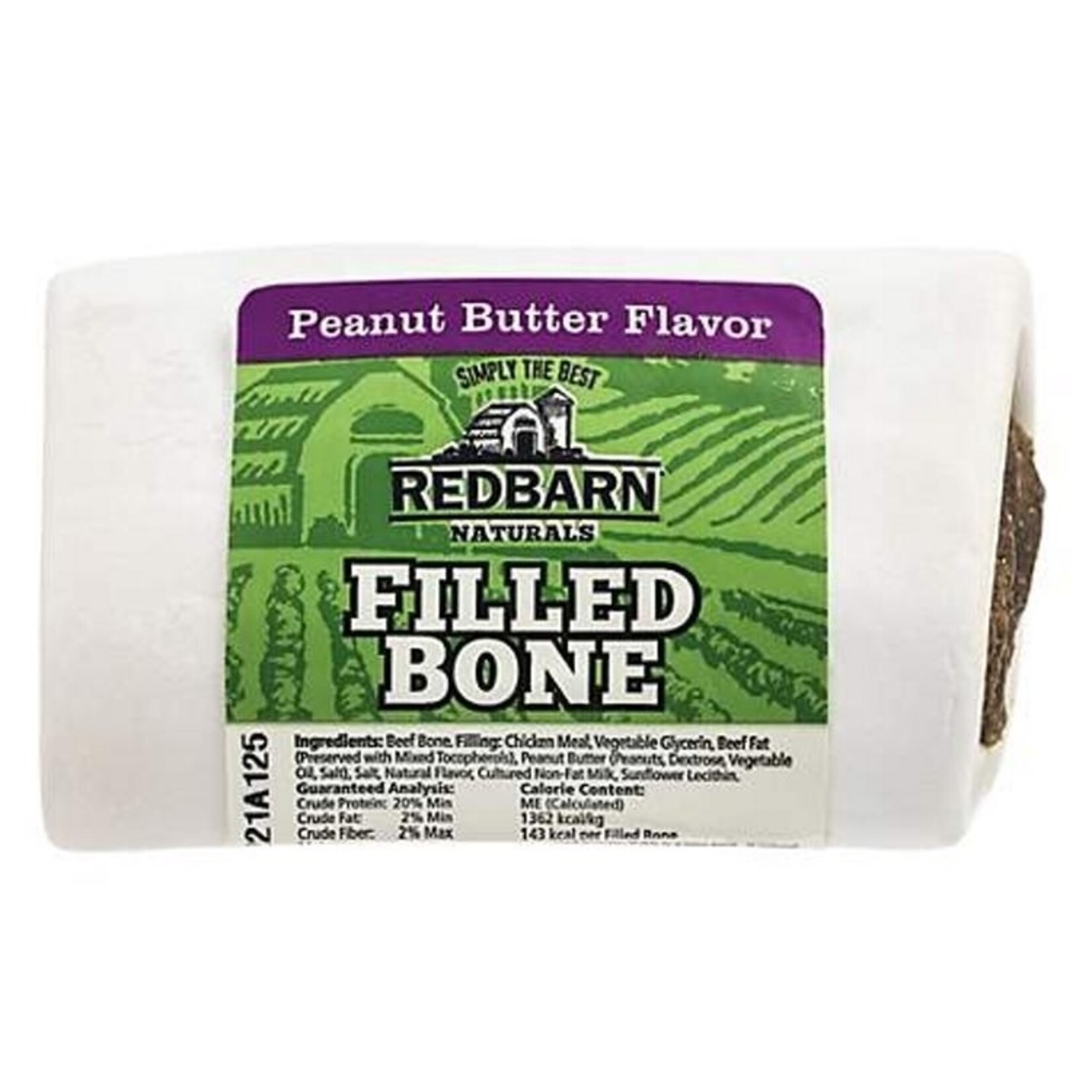 Redbarn Redbarn Dog Filled Bone Peanut Butter Small