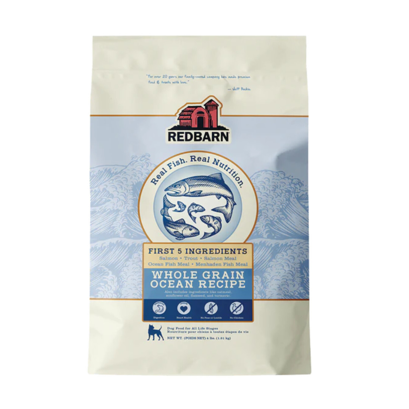 Redbarn Redbarn Dog Whole Grain Ocean 4lb