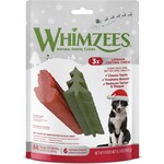 THE WELLNESS PET COMPANY Whimzee Dog Holiday Shape Treats Medium 6.3oz