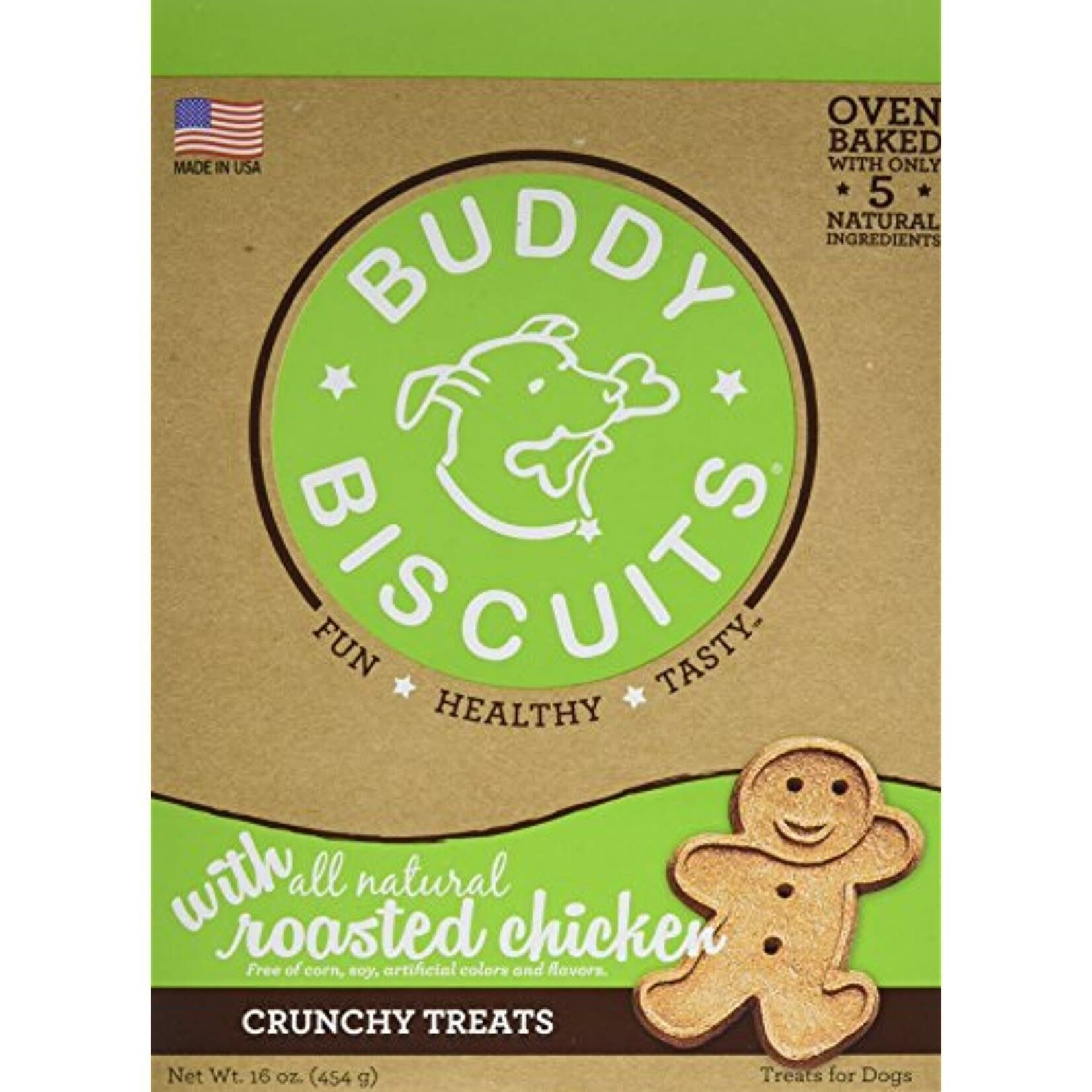 Whitebridge Pet Buddy Biscuit Crunchy Chicken Treat 16oz