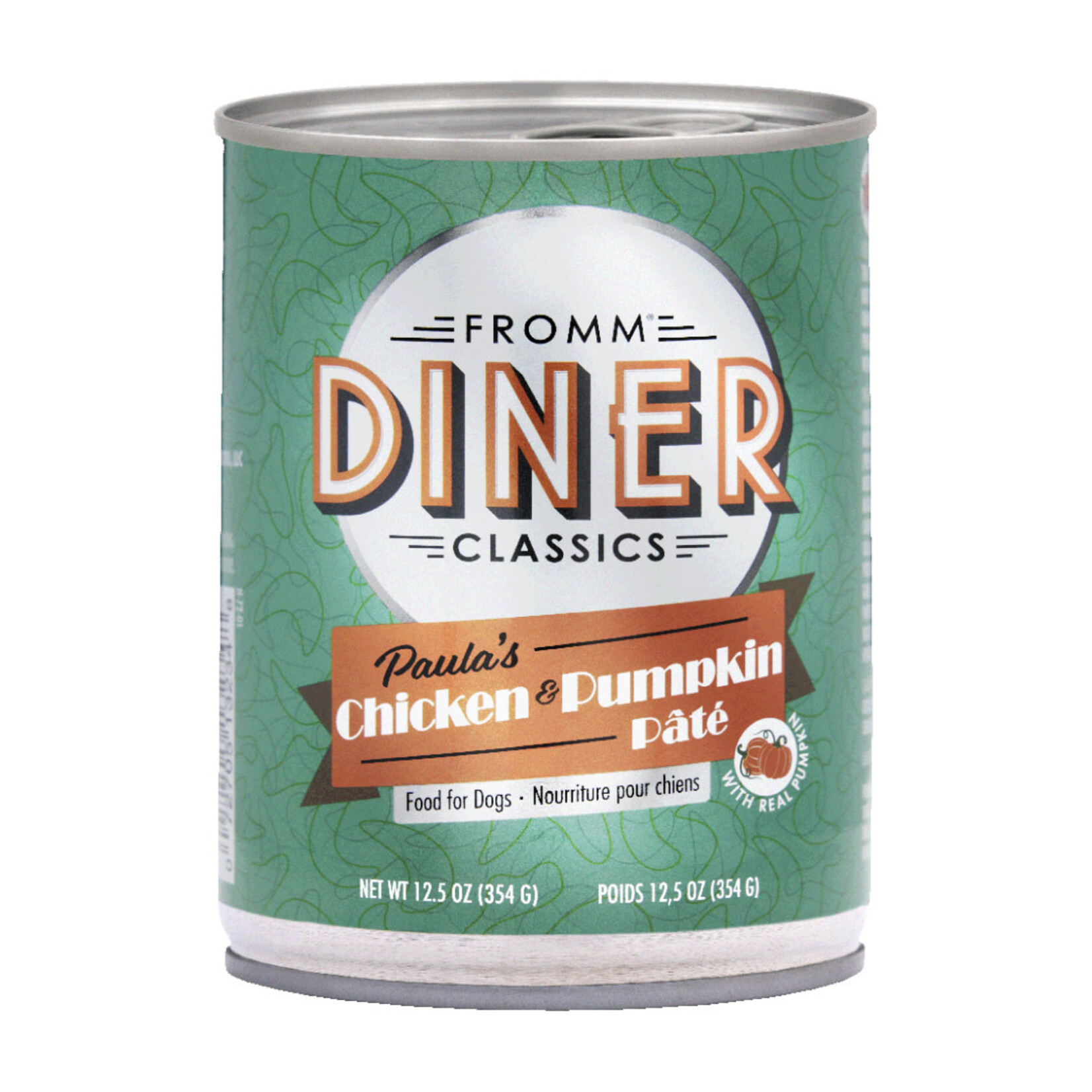 Fromm Fromm Dog Diner Pate Paula's Chicken & Pumpkin 12.5oz Can