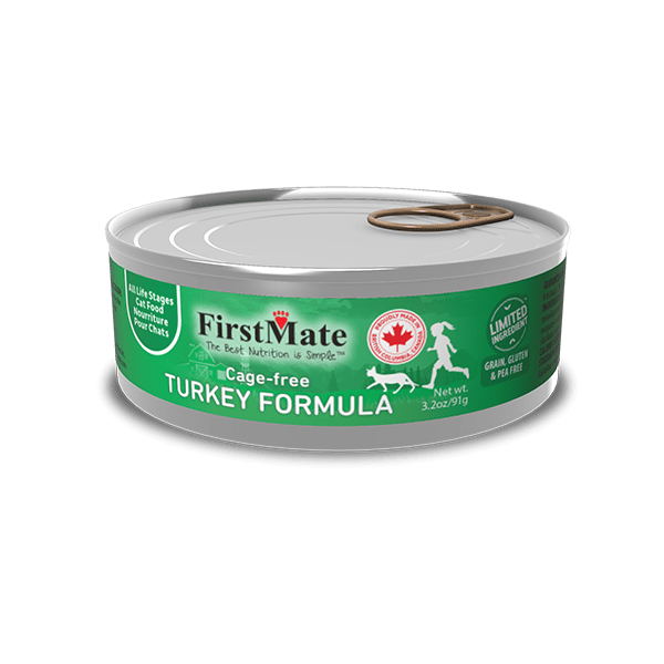 FirstMate FirstMate Cat Grain Free Limited Ingredient Turkey 3.2oz