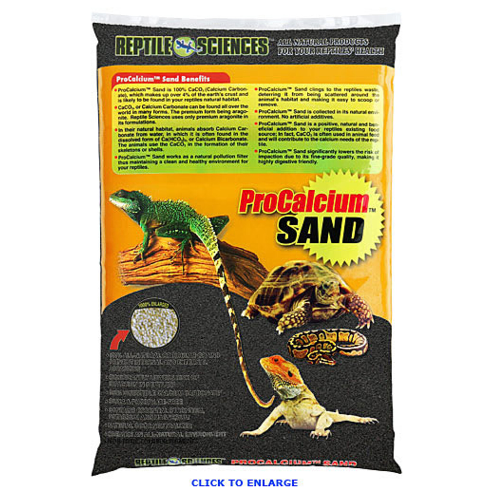 Reptile Sciences Reptile Sciences Terrarium Sand Black 10lb