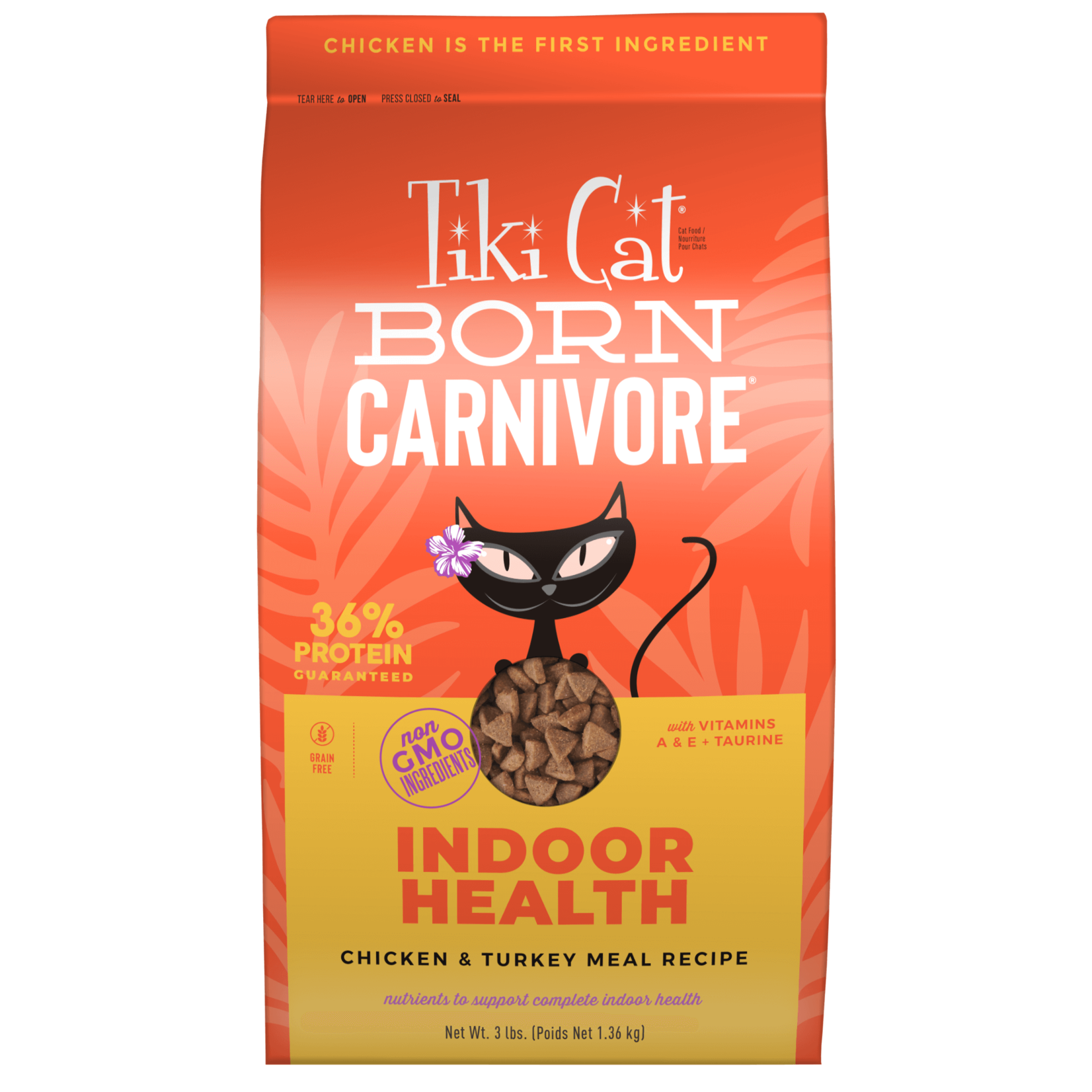 Tiki Cat Tiki Cat Born Carnivore Indoor Chicken & Turkey 3lb