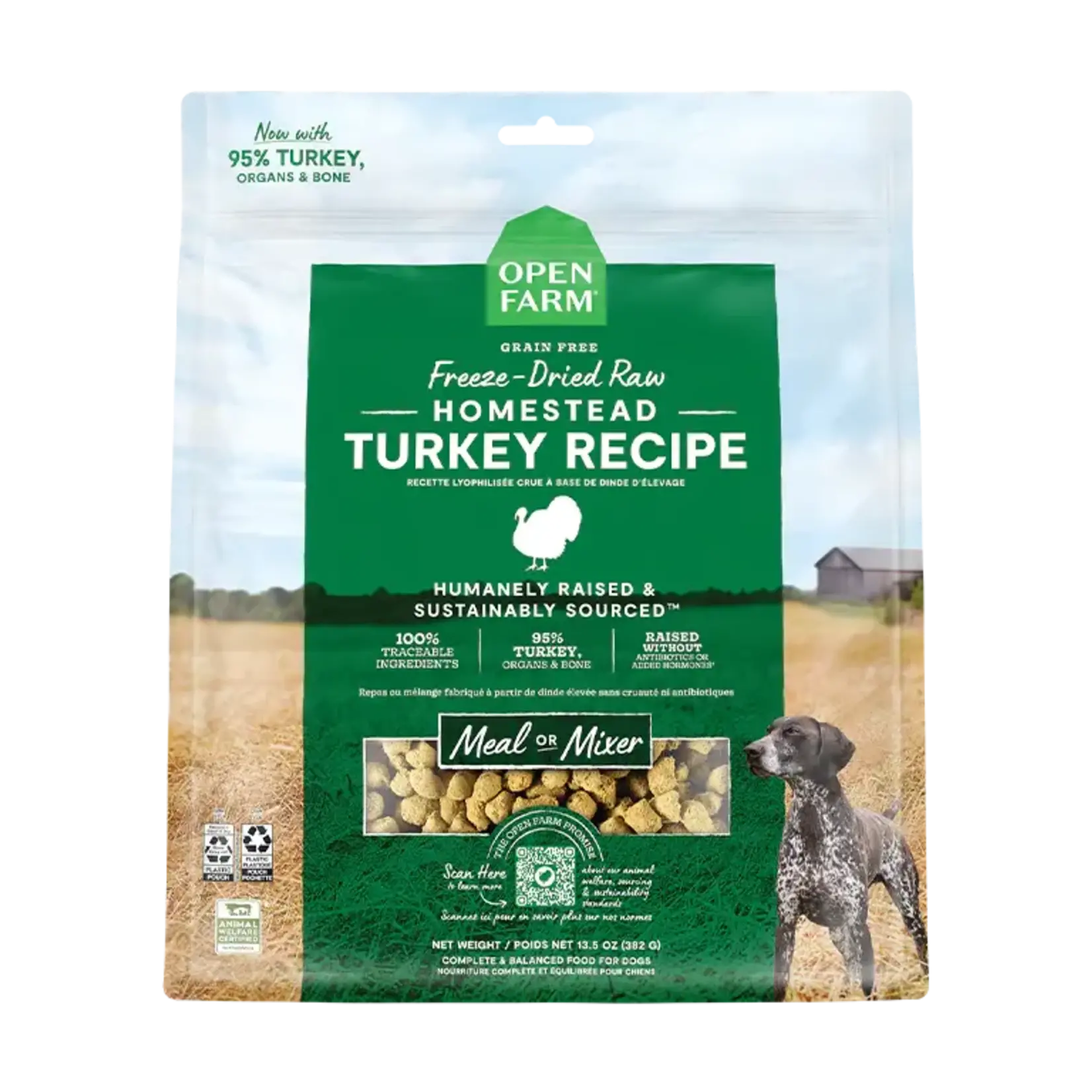 Open Farm Open Farm Dog Freeze-Dried Morsels Turkey 13.5oz