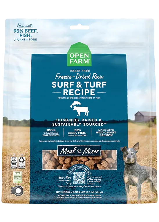 Open Farm Open Farm Dog FreezeDried Morsels Surf & Turf 3.5oz