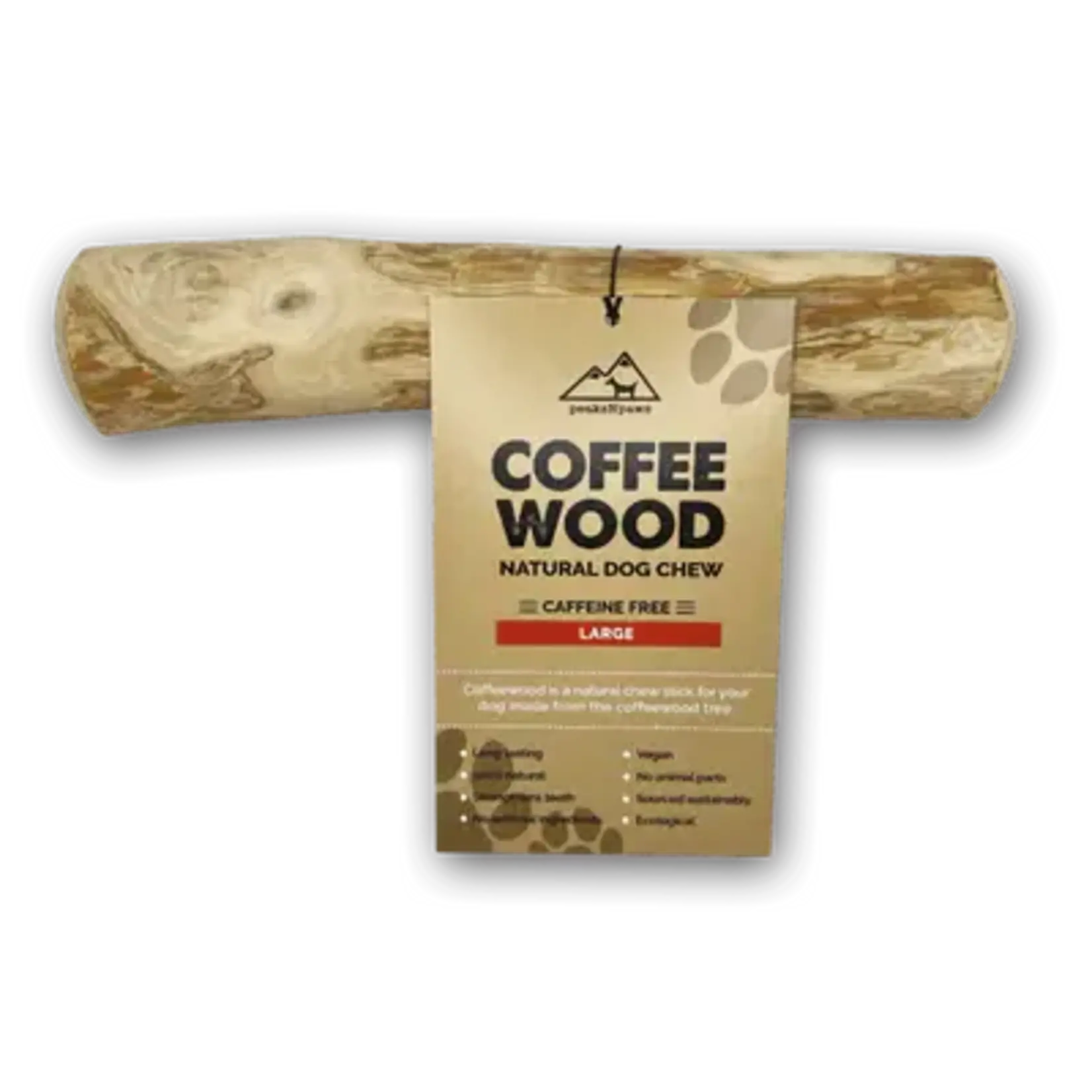 PeaksNPaws PeaksNPaws Dog Coffee Wood Chew Large