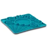 Messy Mutts Messy Mutts Dog & Cat Framed Silicone Multi-Surface Mat Blue