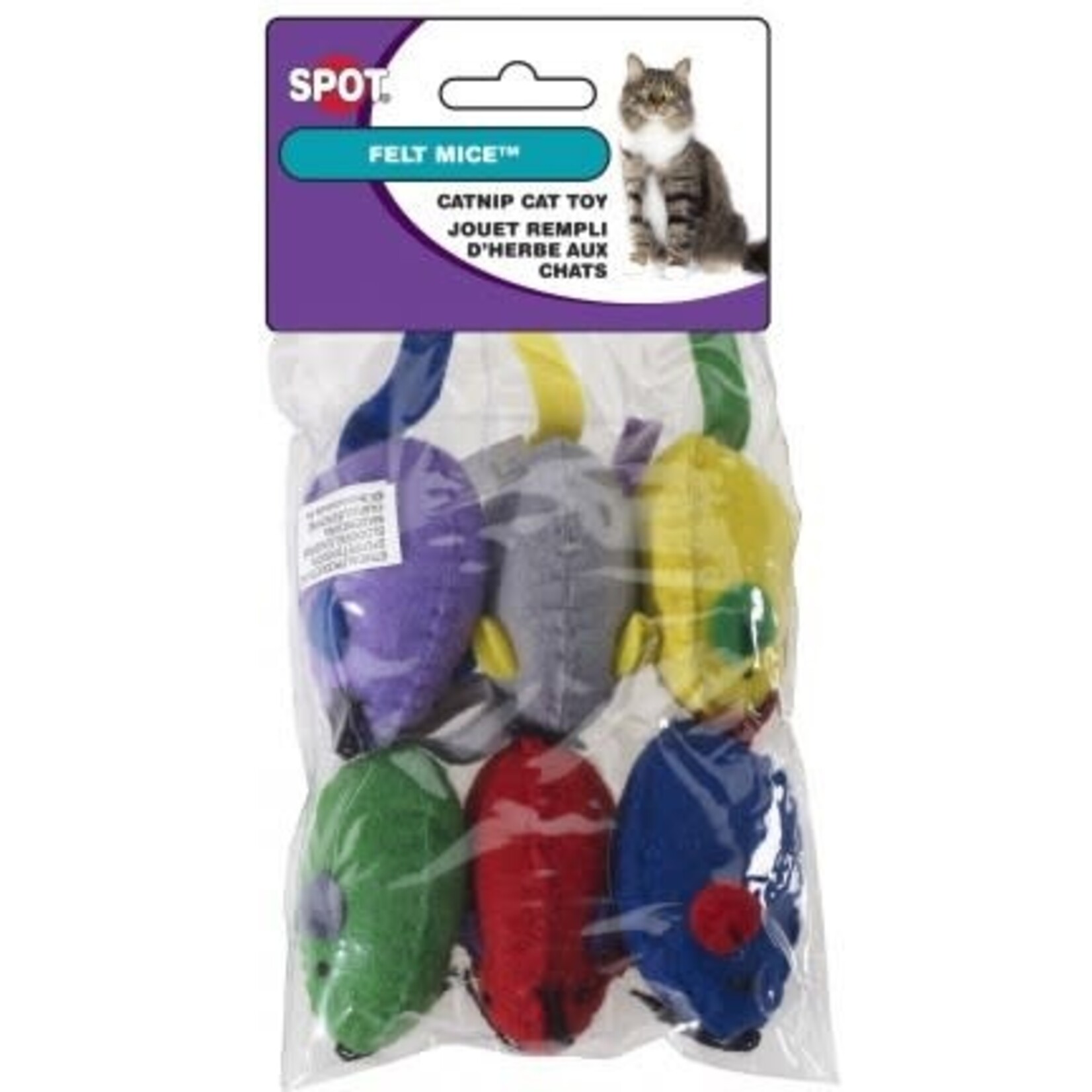 Ethical Products Ethical Spot Felt Mice with Catnip 6 Pack