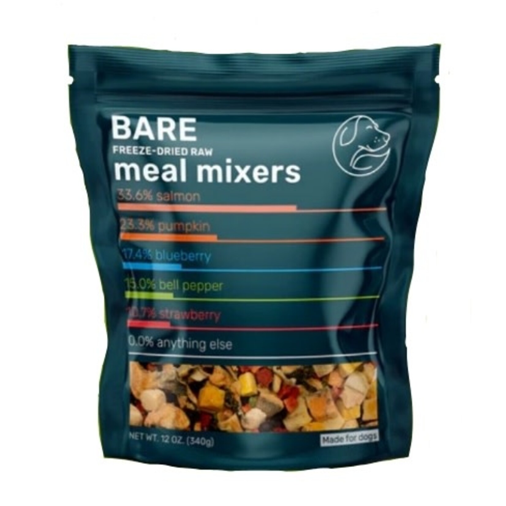 BARE BARE Dog Freeze-Dried Raw Meal Mixer Salmon 12oz