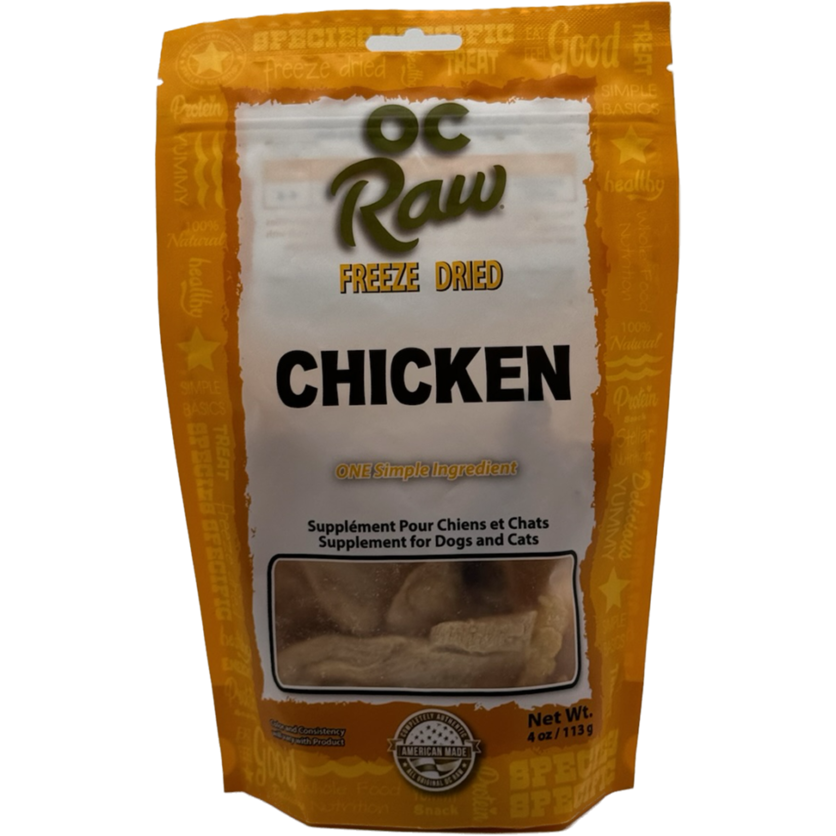 OC Raw OC Raw Freeze-Dried Dog & Cat Chicken Nuggets 4oz