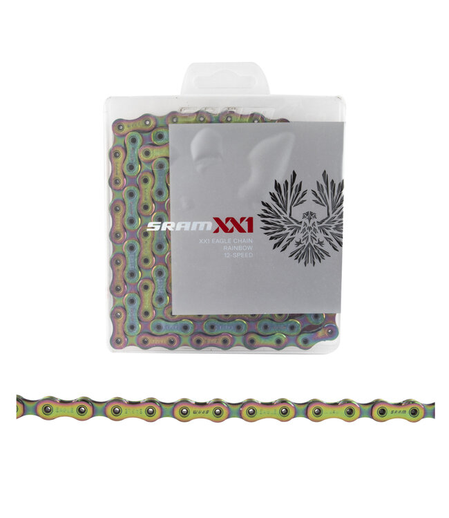 SRAM Sram, CHAIN SRAM EAGLE XX1 12s RAINBOW 126L HOLLOWPIN POWERLOCK