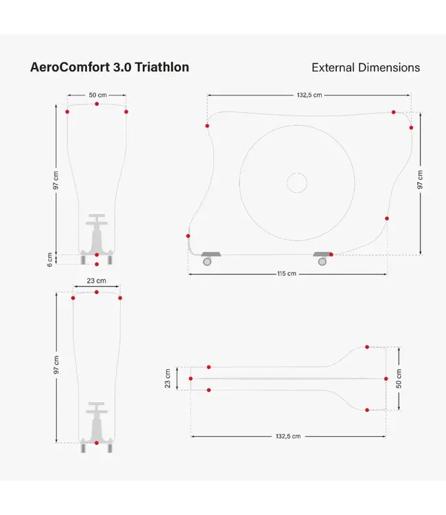 SCICON SCICON BAG TRAVEL AEROCOMFORT 3.0 TRIATHALON BIKE/BLACK