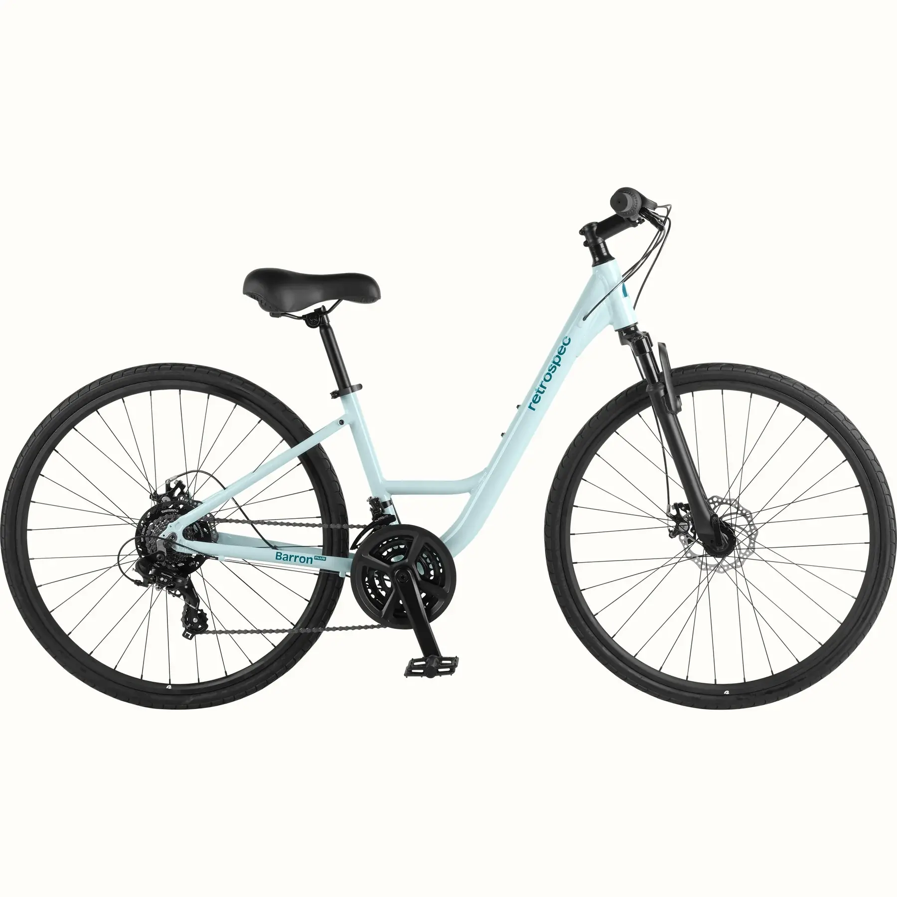 RETROSPEC Barron Plus Comfort Hybrid Bike 21 Speed Step Through SOMI BIKE LLC