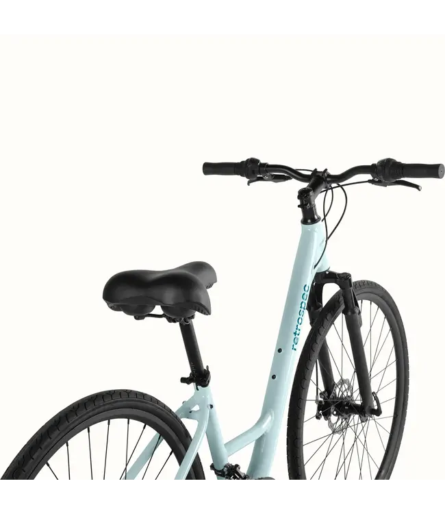 Retrospec Bicycles RETROSPEC, Barron Plus Comfort Hybrid Bike - 21-Speed - Step Through