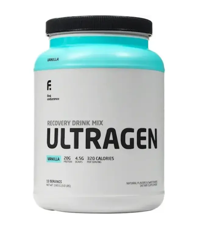 First Endurance First Endurance Ultragen Recovery: Vanilla 15 Serving Canister