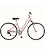 Retrospec Bicycles Retrospec, Barron Comfort Hybrid Bike -  Through 7 Speed Bubblegum / 16IN - S