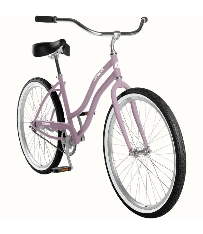 Retrospec Bicycles Retrospec, Chatham Beach Cruiser Bike - Step Through Single Speed Violet Haze