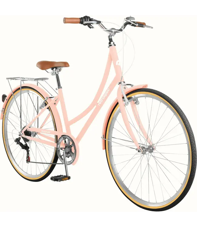 Retrospec Bicycles RETROSPEC BEAUMONT STEP-THRU 2021 7S BLUSH PINK 42CM