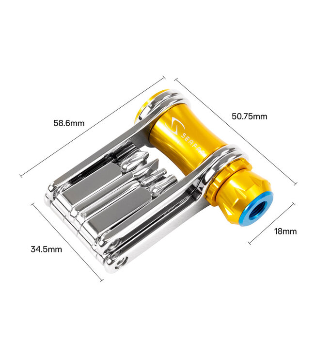 SERFAS Serfas Tool 11 Function Mini Tool With Inflator
