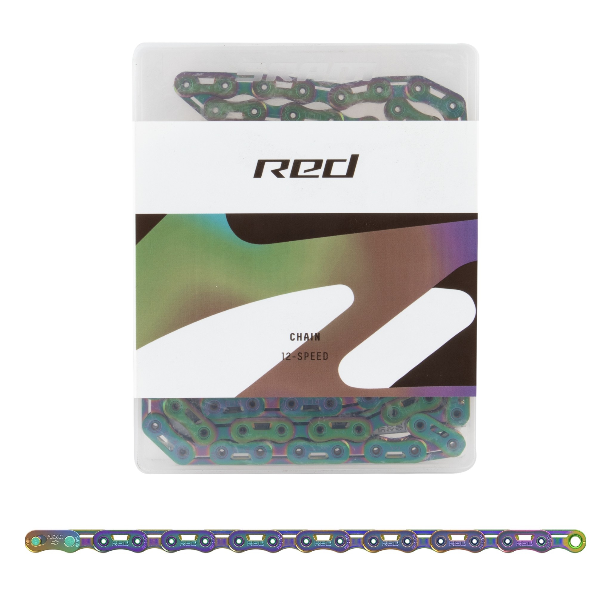 SRAM, Red FlatTop E1, Chain, Speed: 12, Links: 126, Multicolor