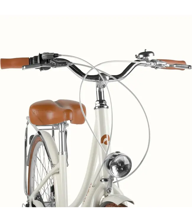 Retrospec Bicycles RETROSPEC Beaumont Plus City Bike - Step Through 8 Speed eggshell