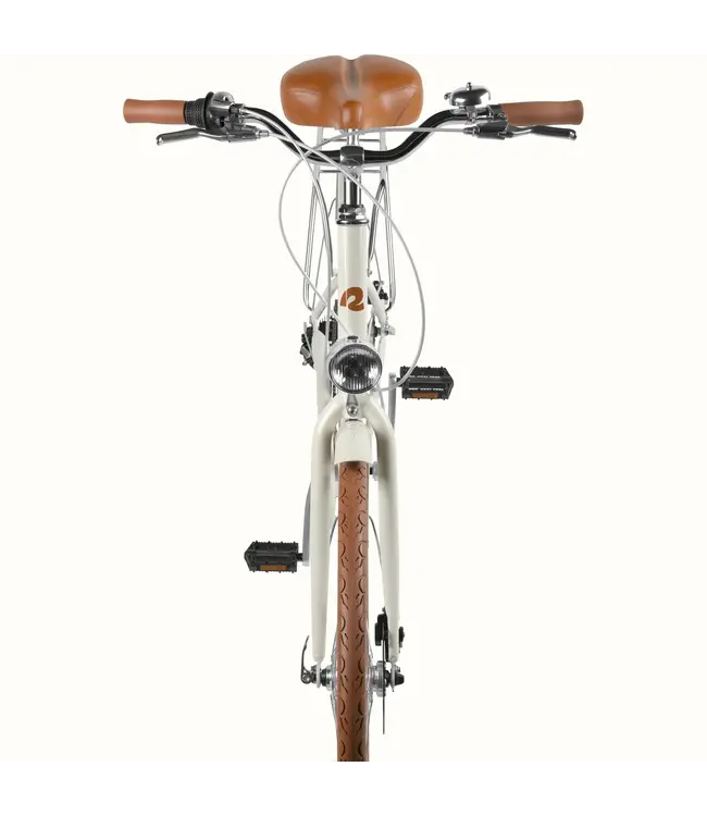 Retrospec Bicycles RETROSPEC Beaumont Plus City Bike - Step Through 8 Speed eggshell