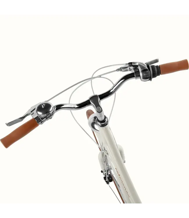 Retrospec Bicycles RETROSPEC Beaumont Plus City Bike - Step Through 8 Speed eggshell