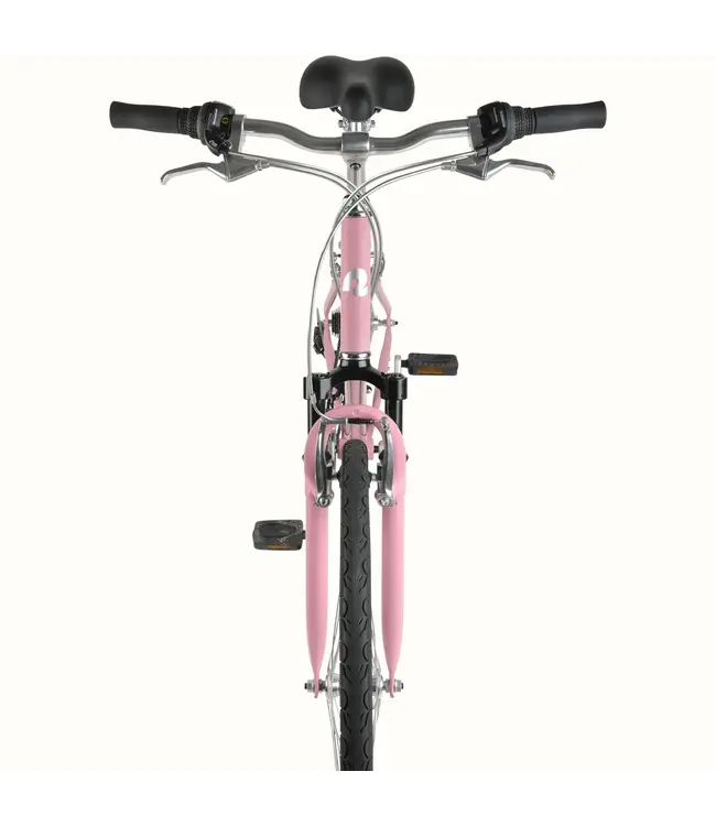 Retrospec Bicycles Retrospec, Barron Comfort Hybrid Bike - 7 Speed Through,  Bubblegum, 14"